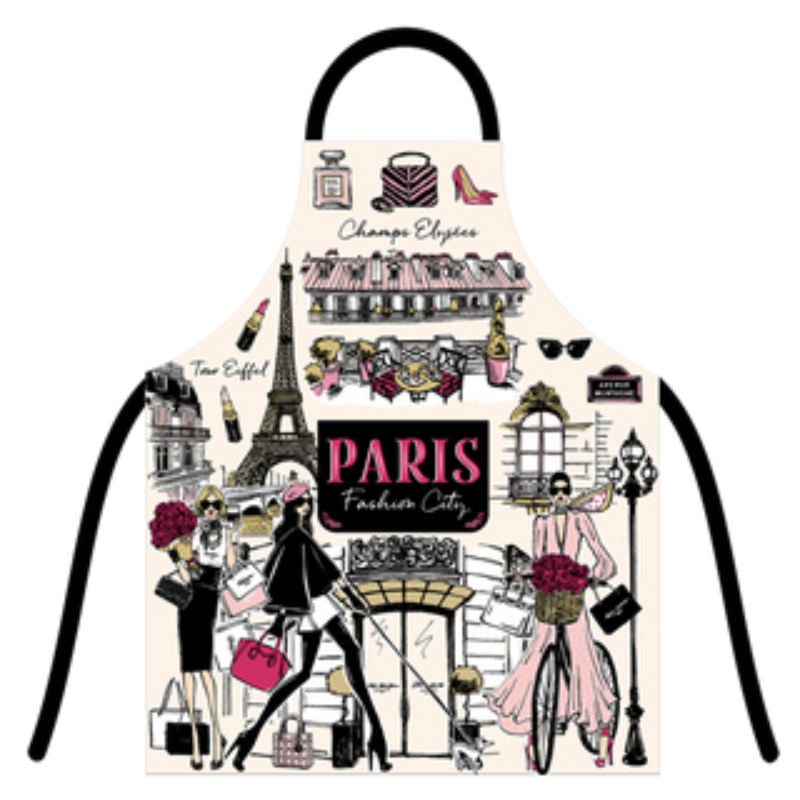 Tablier de Cuisine Paris Fashion City – Élégance & Style Parisien